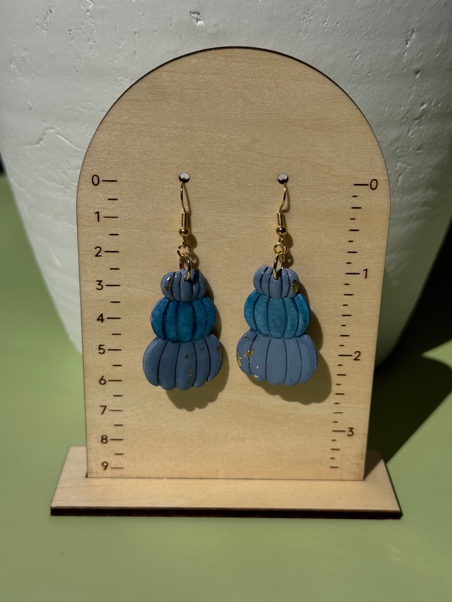 Blue Pumpkin Dangles