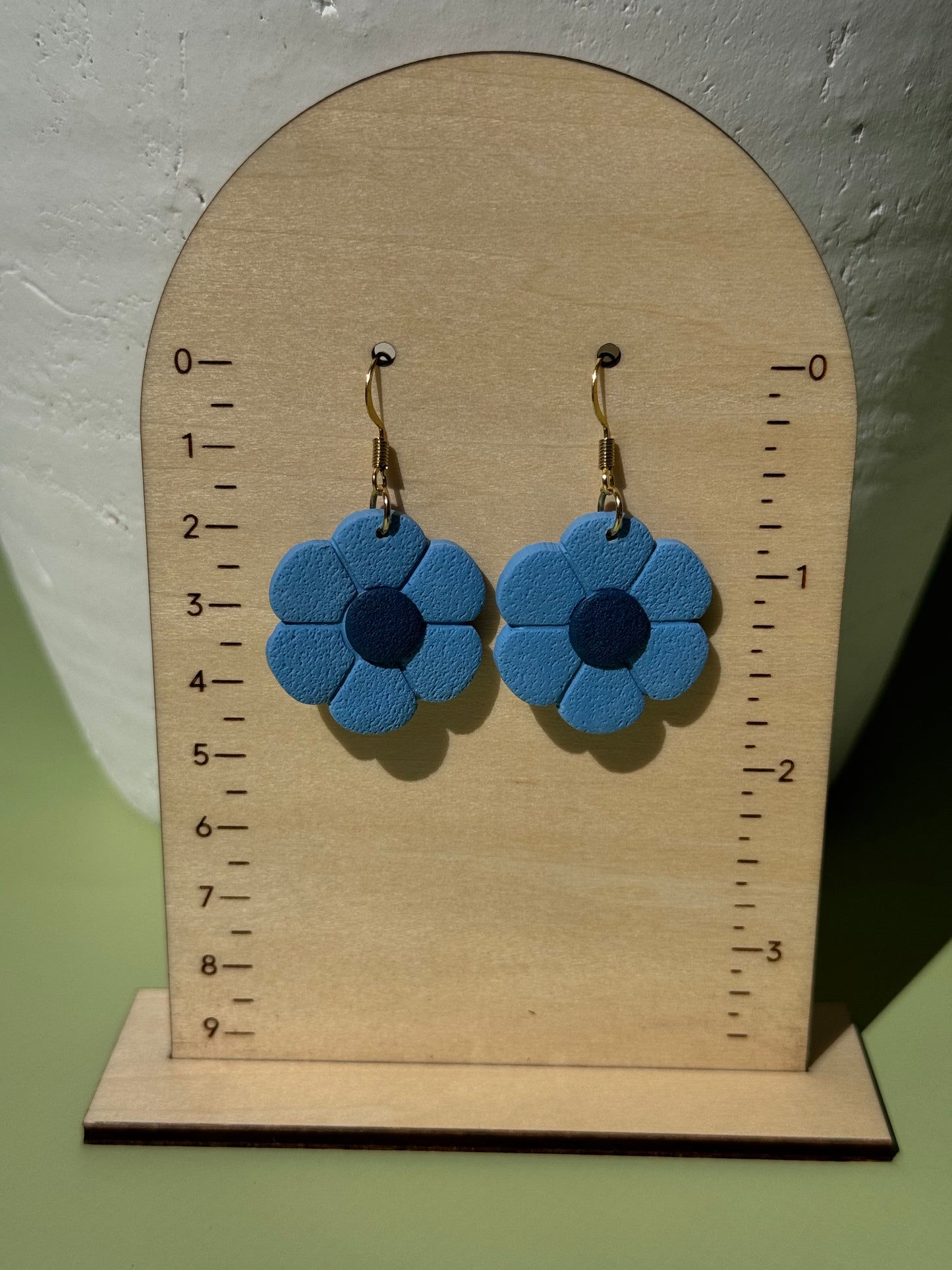 Light Blue Flower Dangles