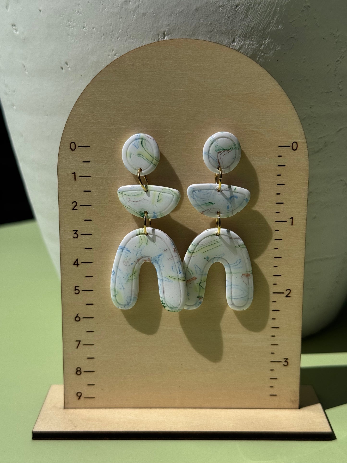 White Pastel Dangles