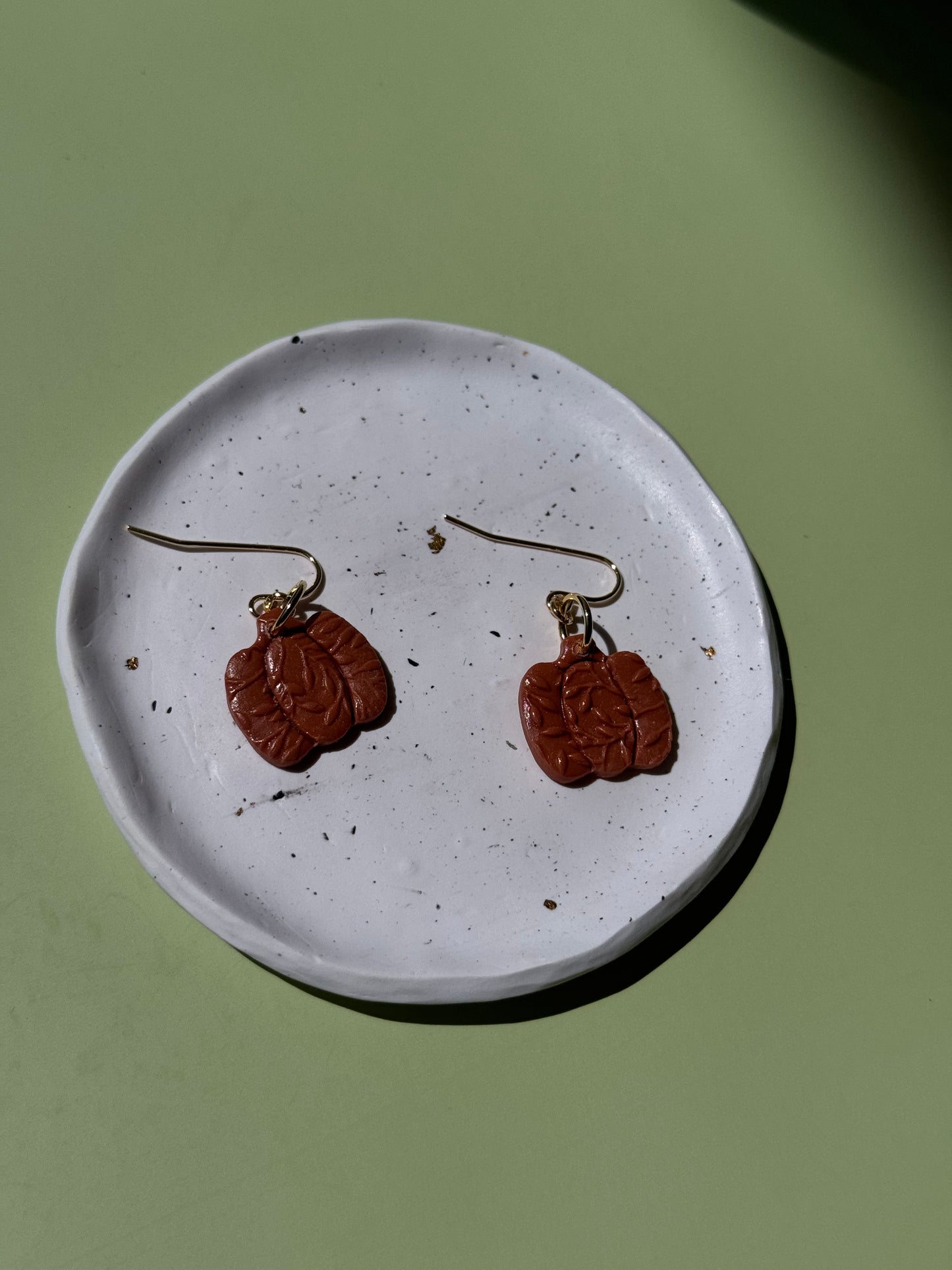 Small Pumpkin Dangles