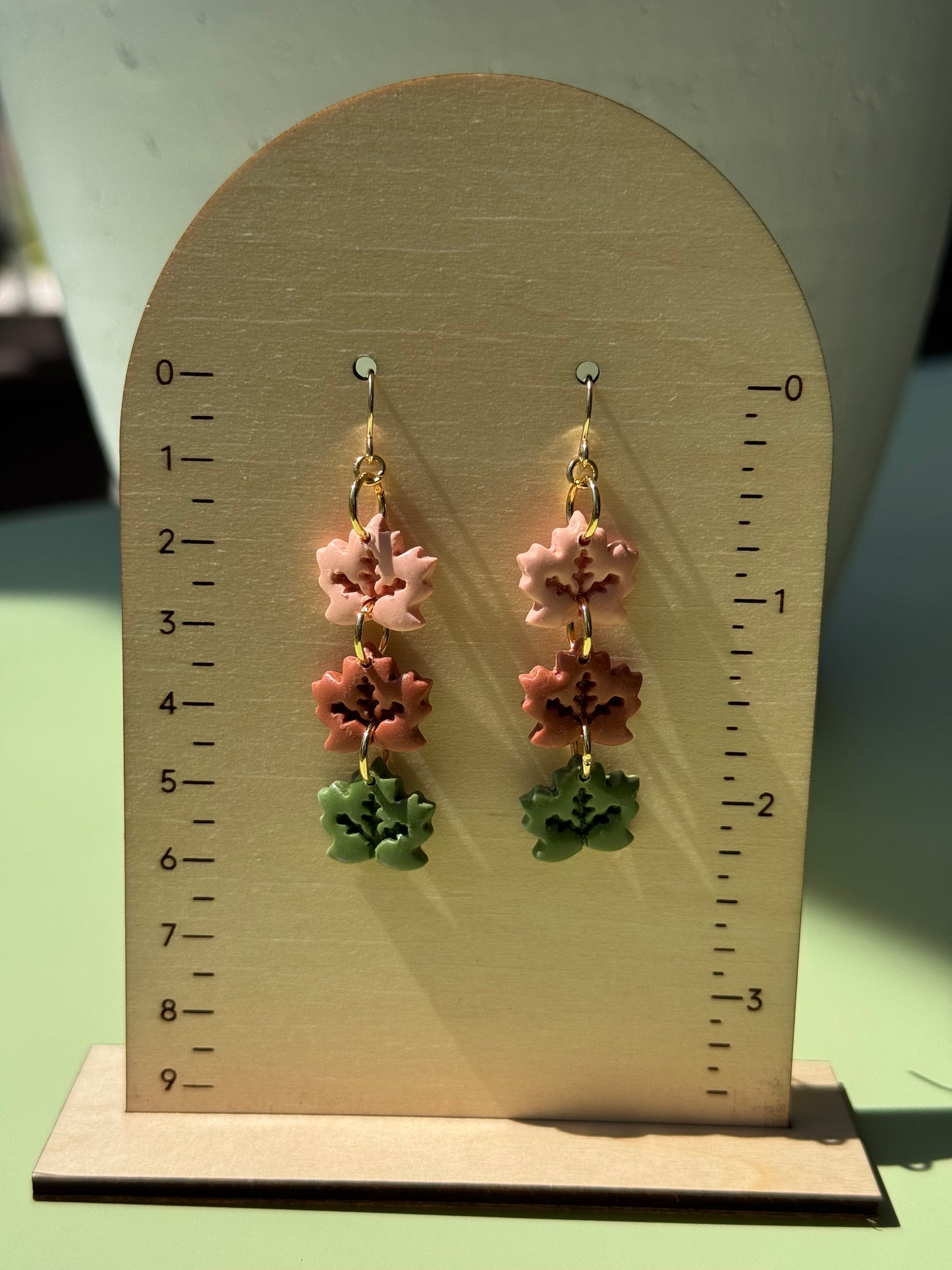 Pumpkin Leaves Dangles