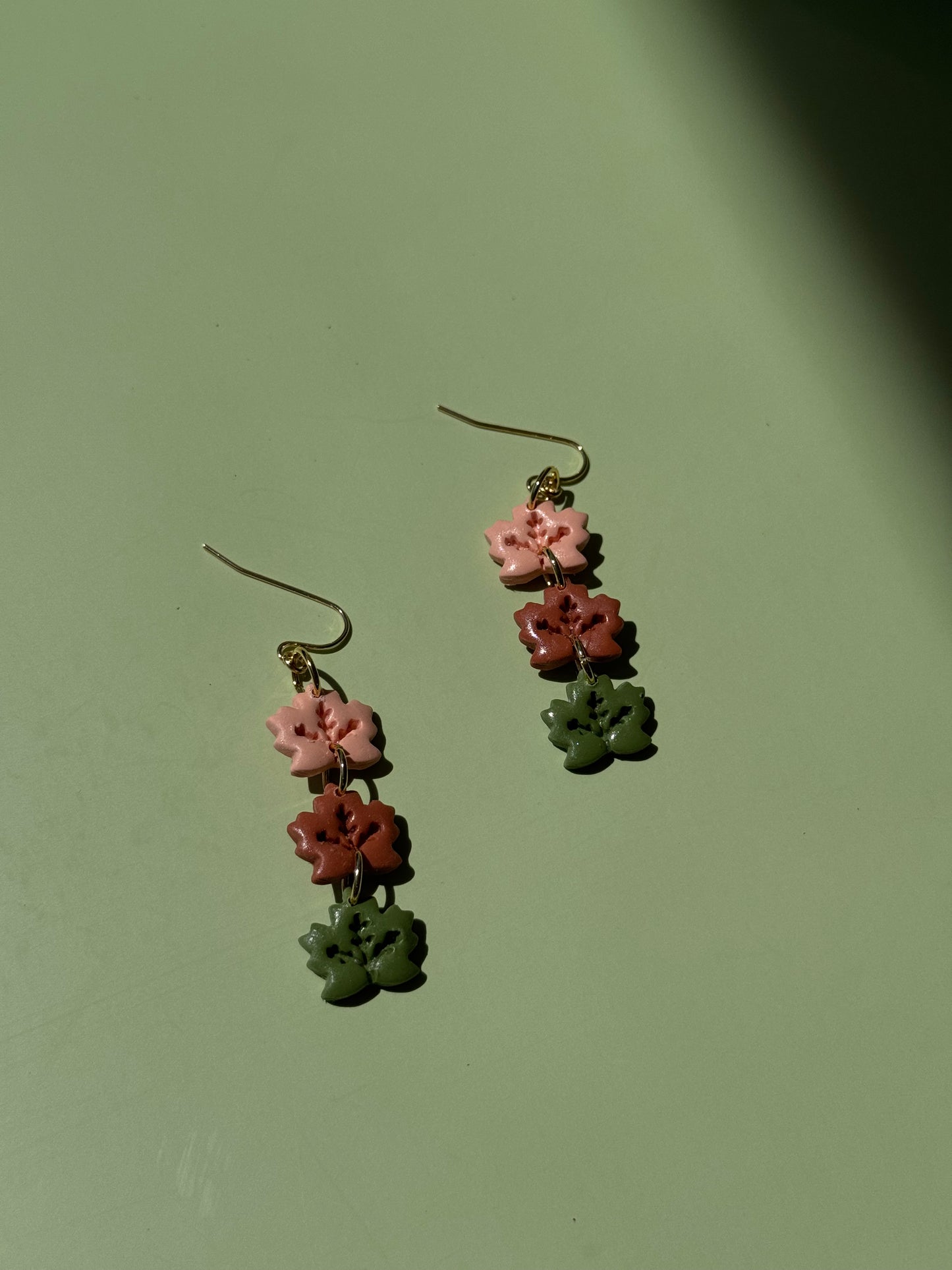 Pumpkin Leaves Dangles