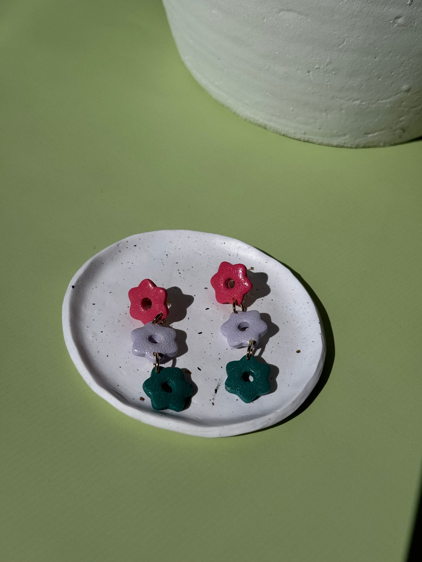 Teal, Purple, Pink Dangles