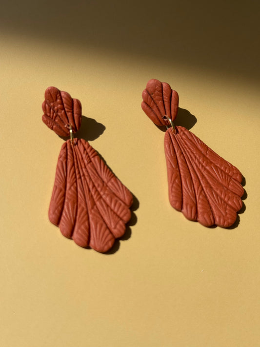 Terracotta Flower Dangle