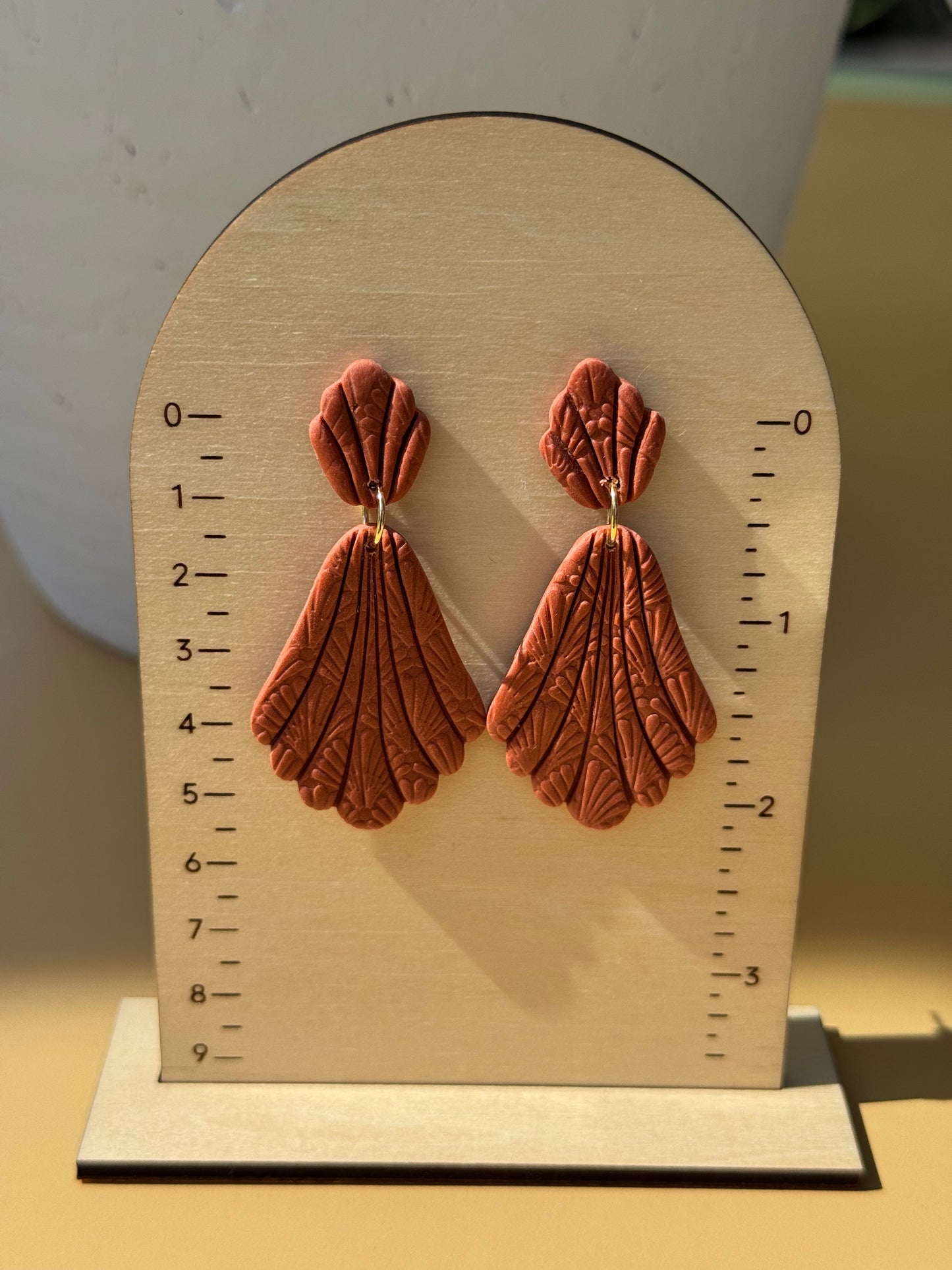 Terracotta Flower Dangle