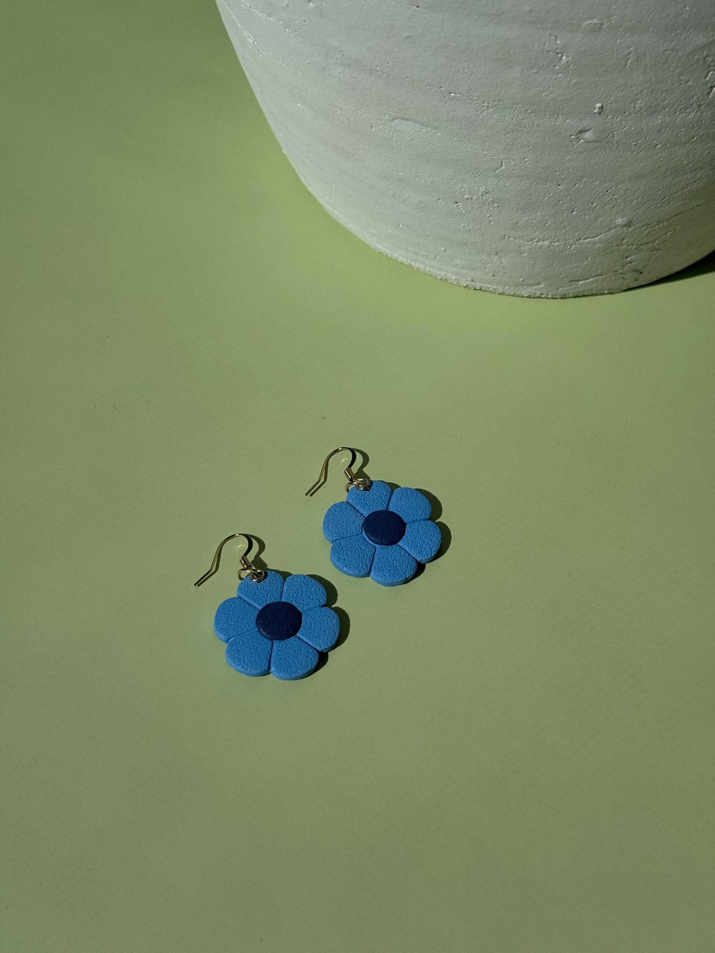 Light Blue Flower Dangles