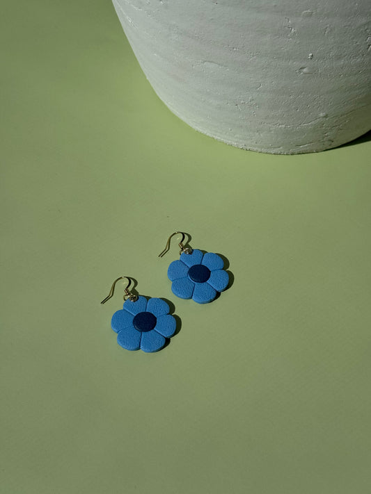 Light Blue Flower Dangles