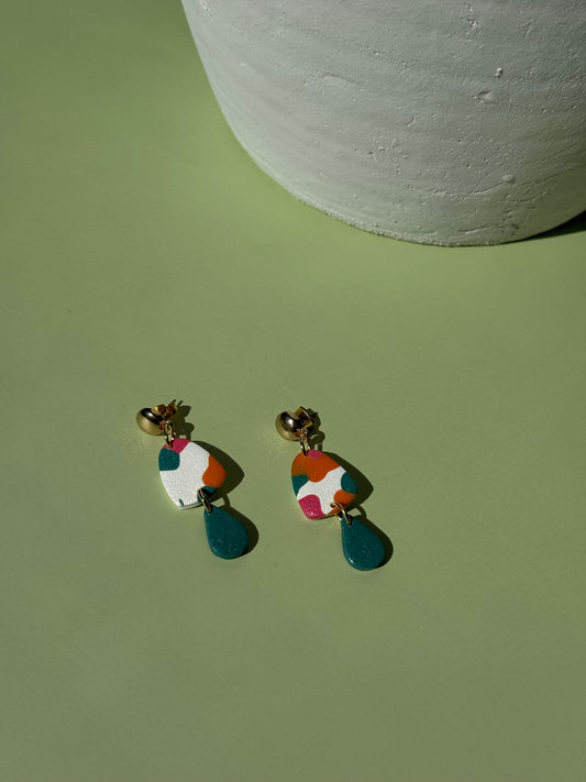 Green and White Dangles