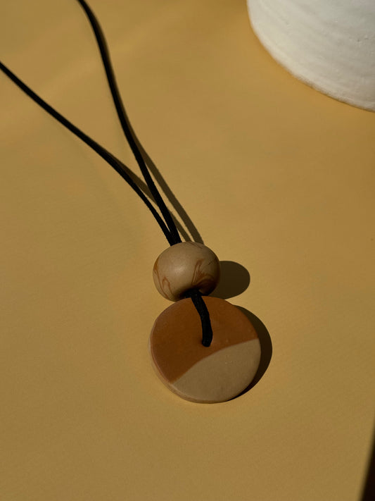 Circle Brown Necklace