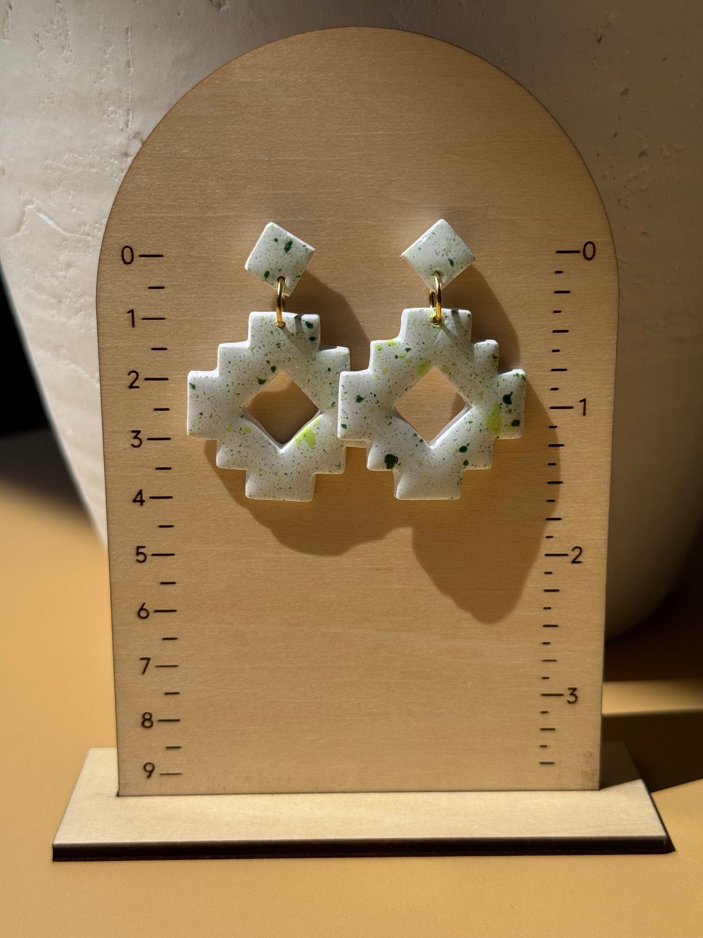 White and Green Dangles