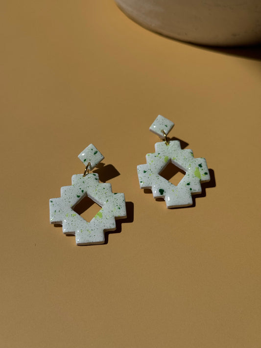 White and Green Dangles