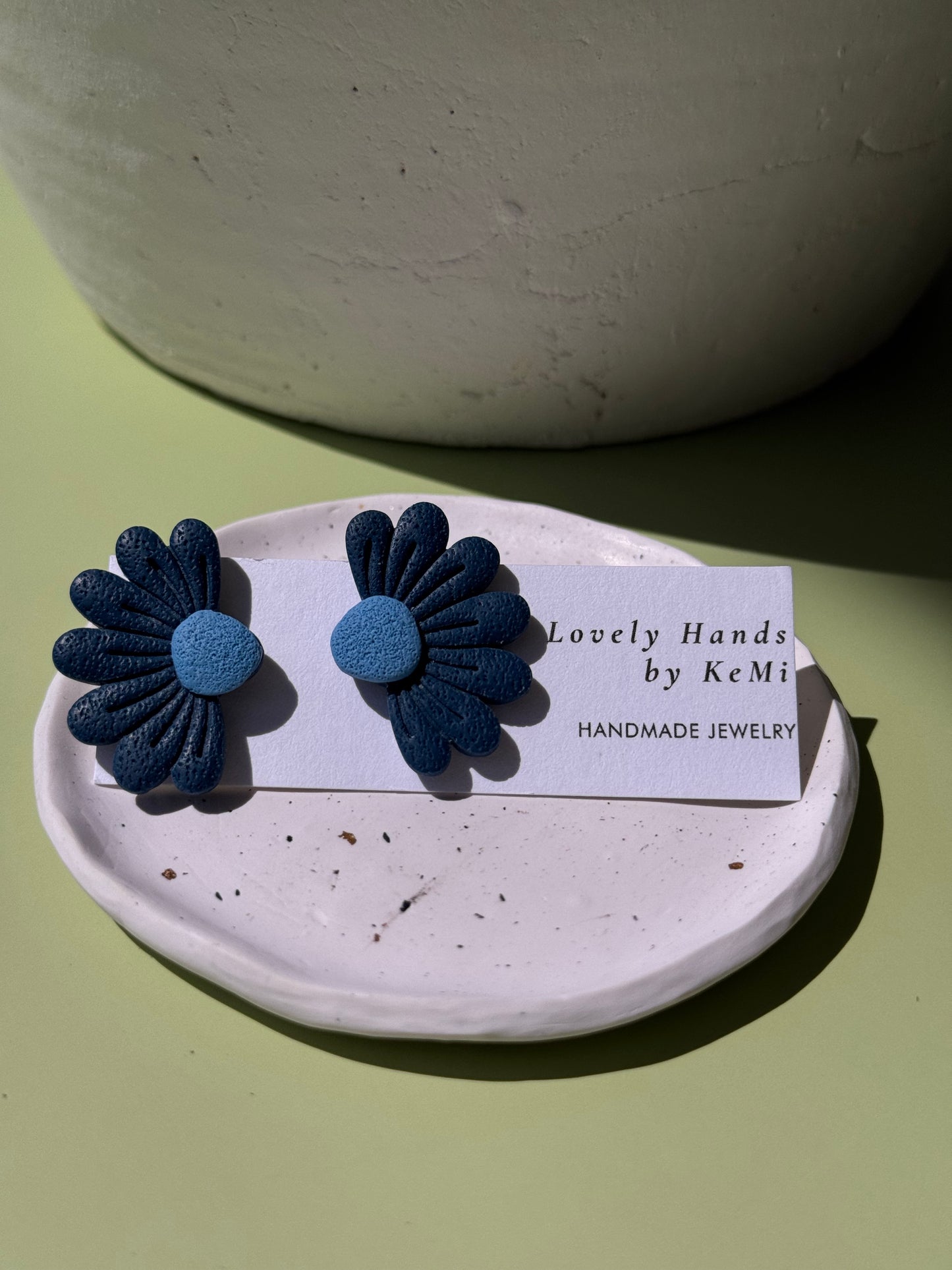 Blue Margarita studs