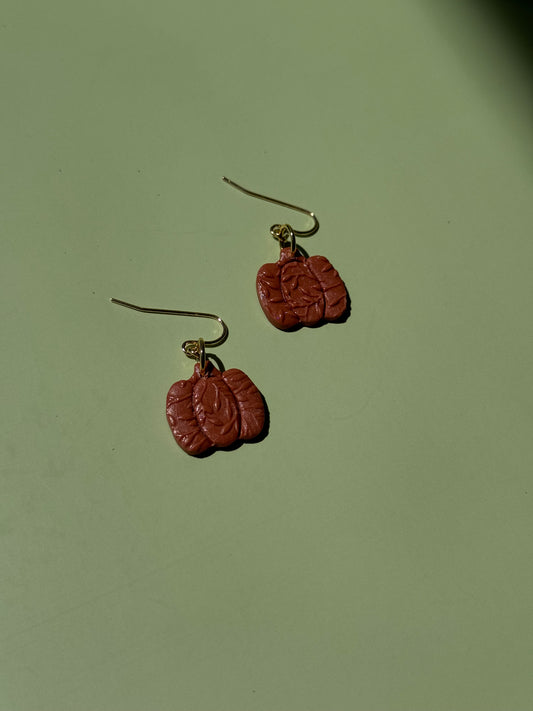 Small Pumpkin Dangles