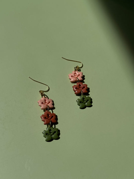 Pumpkin Leaves Dangles